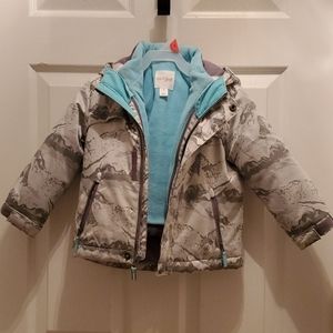 Cat & Jack winter coat w/ zip out jacket